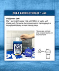 Applied Nutrition BCAA Powder Branched Chain Amino Acids Supplement with Vitamin B6, Replenish Electrolytes Amino Hydrate Intra Workout Recovery Powdered Energy Drink 1.4kg 100 Servings (Green Apple)