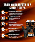 Fit Fusion Labs Endurance Trainer Adjustable Breathing Resistance Trainer For Wellness Stamina & Performance Compact Silicone Trainer For Fitness & Daily Use