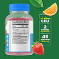 Lifeable Sugar Vitamin D Kids + Probiotic + Prebiotic Fiber Kids Gummies Bundle Great Tasting Vitamin Supplement Gluten Gmo Chewable Gummy