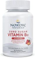 Nordic Naturals Zero Sugar Vitamin B12 Gummies 2000 Mcg Vitamin B12 Per Gummy Passion Fruit Guava Flavor 30 Gummies Essential Nutrient Support For Energy Production And Brain Health 30 Servings