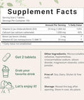 Micro Ingredients Calcium 1200Mg With Vitamin D3 & K2 300 Tablets Calcium Supplements For Women & Men Mineral Complex Support Bone Teeth Colon & Cardiovascular Health Non-Gmo Gluten-Free