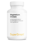 Supersmart Magnesium Orotate 1500 mg Per Day Muscle Relaxer Helps Relieve Stress Non GMO Gluten Free 90 Vegetarian Capsules