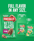 Emerald Nuts Cashews and Almonds with Dried Cranberries 7 Ct (1-Pack) | 100-Calorie Individual Packs of Nut Blend and Dried Fruit | Kosher Certified, Non-GMO, Contains No Artificial Preservatives, Flavors or Synthetic Colors