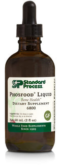 Standard Process Phosfood Liquid - Whole Food Bone Health And Bone Support, Phosphorus Supplements With Inositol And Riboflavin