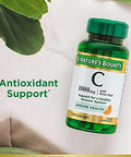 NatureS Bounty Vitamin C + Rose Hips Immune Support 1000Mg Coated Caplets 100 Ct Pack Of 2