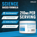 PEScience MagGP Magnesium Glycerophosphate Chelate Powder 60 Servings High Absorption Improved Sleep Calming Stress Relief and Cramp Support for Men and Women