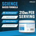 PEScience MagGP Magnesium Glycerophosphate Chelate Powder High Absorption Improved Sleep Calming Stress Relief and Cramp Support for Men and Women 60 Servings