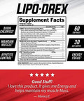 Isatori Lipo-Drex Fat Loss Thermogenic Formula - Fast Acting Weight Loss -Appetite Suppressant (60 Capsules) L-Carnitine Liquid Fat Burner And Metabolism Activator- Mixed Berry (32 Servings)