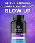 Dr. Emil Nutrition Multi Collagen Peptides Plus Biotin and Vitamin D Biotin and Collagen Supplements for Hair Skin and Nails Biotin Pills for Hair Growth 30 Day Supply