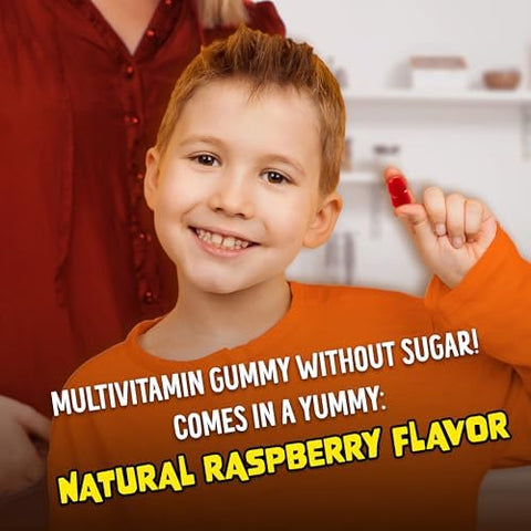 Flintstones Multivitamins for Kids Sugar Free Kids Multivitamin Gummies with Vitamins A C E B6 and B12 Raspberry Flavored Gummy Vitamins 60 Count