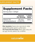Naturewise Vitamin D3 5000Iu (125 Mcg) 1 Year Supply For Healthy Muscle Function, And Immune Support, Non-Gmo, Gluten In Cold-Pressed Olive Oil, Packaging Vary ( Mini Softgel), 360 Count