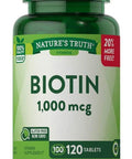 Nature's Truth Biotin 1,000mcg Tablets, 120 Count