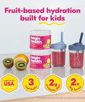 Begin Health Daily Growing Up Magnesium Drink for Kids Real Fruit Magnesium Powder with Electrolytes Prebiotic Fiber Kiwi and Inulin Pink Lemonade Flavor Ages 1+ 56 Servings
