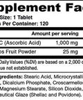 Greens First Vitamin C with Rose Hips 120 Count