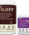 Rsp Nutrition Vegan Aminolean Pre Workout Energy (Acai 25 Servings) With Truefit Protein Powder (Chocolate 2 Lb)