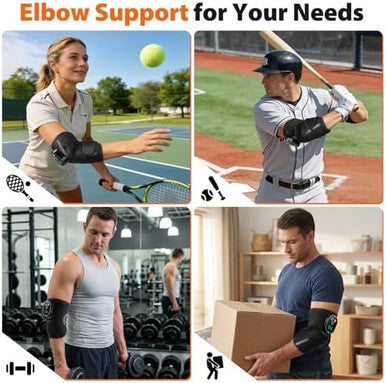 Gvmsor Cordless Elbow Massager For Pain ReliefTennis Elbow Massager For Tendonitis And Tennis Elbow Rechargeable Arm Heating Pad With Massage
