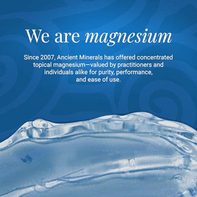 Ancient Minerals Magnesium Gel - 8Oz Bottle - Pure Genuine Zechstein Magnesium Chloride - Best For Massage Topical Skin Application