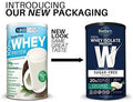 Biochem 100 Whey Isolate Protein 11.2 oz Sugar Coconut 20g Vegetarian Protein KetoFriendly Amino Acids May Help Support Immune System Easy to Mix Magnesium