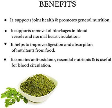 Moringa Leaf Powder Drum Stick Shigru 16Oz 1 Pound Multi Vitamin Superfood Supplement Rich Iron Calcium Anti Oxidant Joint Pain Immune Booster