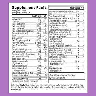 Swisse Ultivite Daily Multivitamin For Men 50 Vitamins, Antioxidants And Minerals + Adaptogens Energy, Stress & Immune Support Mens Multivitamins Supplement 120 Tablets