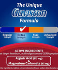 Gaviscon Extra Strength Cherry 60 Count Chewable Foamtabs