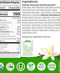 Orgain Organic Vegan Protein Powder Vanilla Bean 21G Plant Based Protein 4G Prebiotic Fiber No Lactose Ingredients No Added Sugar Nongmo For Shakes & Smoothies 1.02 Lb (Packaging May Vary)