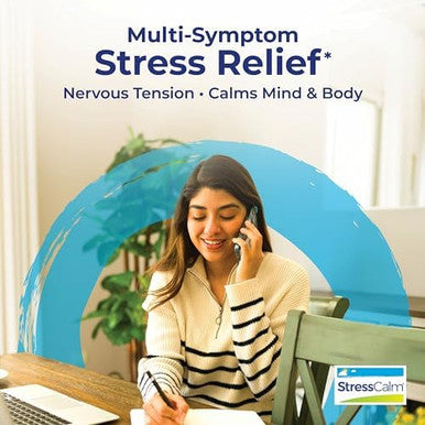 Boiron Stresscalm For Relief Of Stress, Anxiousness, Nervousness, Irritability, And Fatigue - 60 Count