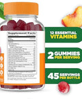 Lifeable Womens Multivitamin Gummy with Vitamin A C D E Niacin B6 Folate B12 Biotin Pantothenic Acid Iodine Zinc Great Tasting Multivitamin for Women Gummies 90 Gummies