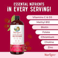 MaryruthS Liquid Morning Multivitamin Raspberry (32Oz) and Iron Liquid Supplement (Berry) Clean Label Project Verifieda' Vegan NonGmo SugarFree Energy Beauty and Overall Health