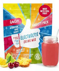 FlavCity Electrolytes Powder Packets - 28 Hydration Packets, Variety Pack - No Added Sugar - Hydration Powder with Real Fruit & Unrefined Sea Salt - Keto & Gluten-Free (28 Stick Packs)