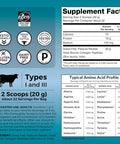 Viva Naturals Collagen Peptides Powder - Grass-Fed Hydrolyzed Bovine Type I & Iii - 19 G Protein Unflavored Easy Dissolving - Joint Skin Hair & Nail Support - Paleo Keto Non-Gmo 1Lb