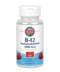 Kal 1000 Mcg B-12 Berry Methylcobalamin, 60 Count