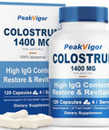 Peakvigor Organic Bovine Colostrum CapsulesImmune Support En1332Ss