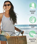 Garden Of Life Grass Fed Collagen Greens Beauty Powder - Apple 14 Servings Powder For Women Skin Hair Nails Joints Collagen Peptides Powder Protein Greens Supplement