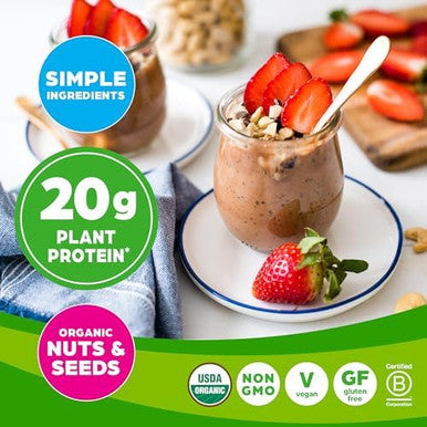 Orgain Organic Simple Vegan Protein Powder Chocolate 1.25Lb Hydrolyzed Collagen Peptides Powder Unflavored 1Lb