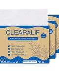 Cros Laundry Detergent Sheets 3 Pack Up To 180 Loads Fresh Linen - Great For Travel Apartments Dorms No Plastic Sustainable Biodegradable-New Liquid-Less Technology - Lightweight