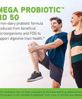 Davinci Labs Mega Probiotic Nd 50 Nondairy Probiotic Supplement With Prebiotic Fiber Digestive & Immune Health Support Gut Support With Beneficial Bacteria 60 Vegetarian Capsules