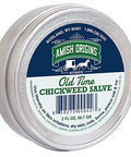 Amish Origins Old Time Chickweed Salve 2 Oz The Ultimate Poison Ivy/Poison Oak Blocker Healing Salve For Skin Disorder Irritations Burns Minor Cuts