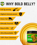 Bold Belly Colostrum Powder Supplement 53 Oz