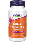 NOW Foods MK-7 Vitamin K-2 100 mcg 120 Veg Capsules