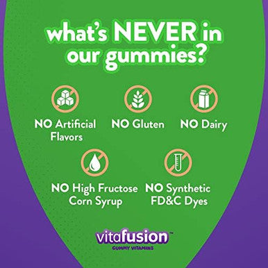 Vitafusion Elderberry Gummy Vitamins, 90Ct Elderberry Gummy Vitamins, Chewables, 90 Count
