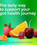 Benefiber Prebiotic Fiber Supplement Gummies With Probiotics For Digestive Health, Assorted Fruit Flavors - 50 Count
