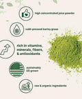 Micro Ingredients Organic Barley Grass Juice Powder 10 Ounce Cold Pressed Us Grown Immune Vitamin Fibers Minerals Antioxidants And Protein Vegan