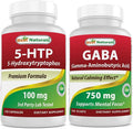Best Naturals 5-HTP (5-hydroxytryptophan) 100 mg & GABA 750 mg