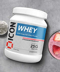 ICON Nutrition 100% Whey Protein 960g Strawberry Milkshake