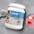 ICON Nutrition 100% Whey Protein 960g Strawberry Milkshake