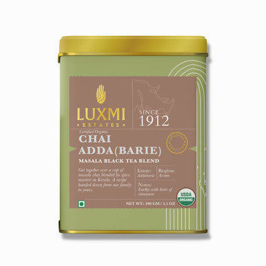 Luxmi Estates Assam Organic Black Tea Collection Loose Leaf x 3| Masala Chai Tea Earl Grey Tea Spiced Earl Grey Tea | USDA Organic Green Tea
