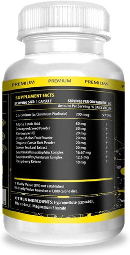 Actif Glp-1 Mega Support With 10 Advanced Weight Factors And Probiotics, Glp-1 Activator And Metabolism Support, Non Gmo, Made In Usa, 60 Count