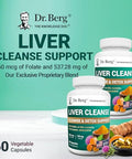 Dr Berg Nutritionals Liver Cleanse Detox Capsules W/Unique Blend Of Milk Thistle Ox 60 Capsules