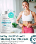 300 Billion Afu Akkermansia Probiotic, Glp-1 Probiotic For Women & Men, Akkermansia Muciniphila For Glp-1 Production, Digestive, Gut & Immune Health, 120 Capsules